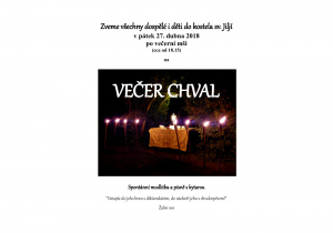 Večer chval